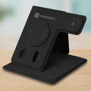 Pocket Friendly 3 in 1 Wireless Charging Portable & Foldable