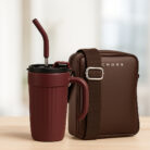 Tumblr and Leather bag