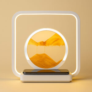 Tervey Moving Sand Art Decor Lamp & Wireless Charger