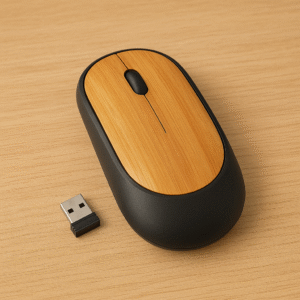 EcoClick™ Bamboo Wireless Mouse