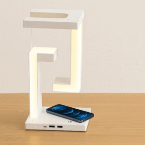 LumoCharge – LED Desk Lamp with Wireless Charging Dock