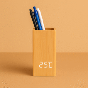TempWood Smart Pen Holder