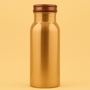 Pure Copper Water Bottle (Handcrafted Finish)