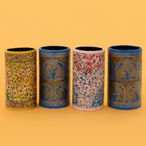 Luxury Collection – Handcrafted Floral Metal Vase Set of 4