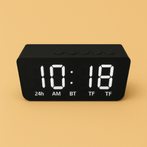 Multi-Function LED Digital Alarm Clock with Bluetooth Speaker