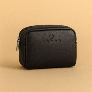 Cross Compact Luxury Textured Travel Pouch – Black Edition