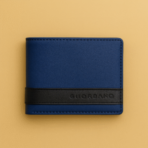 Giordano Bi-Tone Premium Wallet – Blue & Black Edition