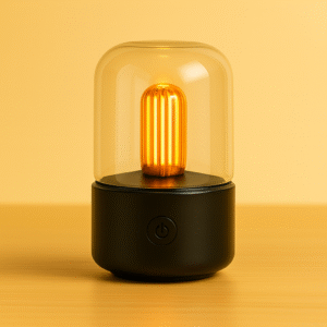 Ambient LED Glass Dome Table Lamp