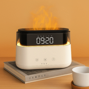 Sleek Digital Aroma Humidifier Clock