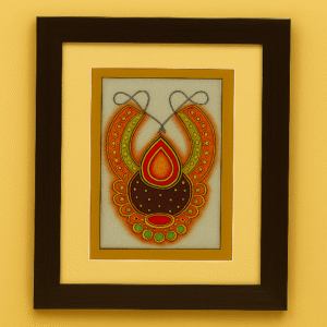 Handcrafted Traditional Art Frame – Diya Design