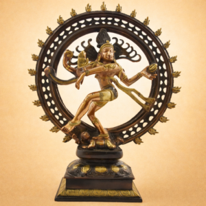 Handicraft Natraj brass copper 2 tone 9 Inch