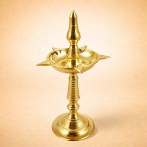 Handicraft Oil Lamps Brass Plain 19 Inch