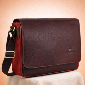 Genuine Leather Messenger Bag – Model #MB239