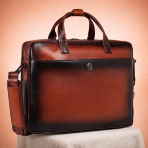 Premium Leather Laptop Bag – Model #WHBG9001
