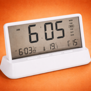 Axis – See Thru Clock with Temperature