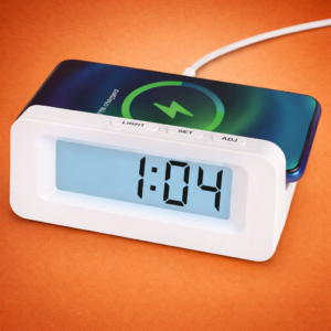 Digital Clock with 10W Wireless Charger