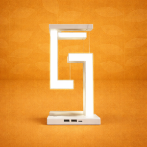 Sleek LED Desk Lamp with Wireless Charging