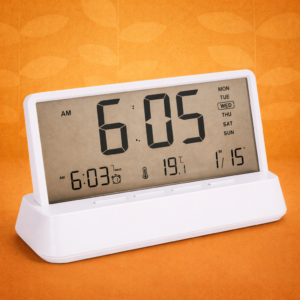 Axis – See Thru Clock with Temperature