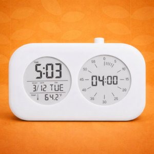 Bubble Table Clock with Double Display