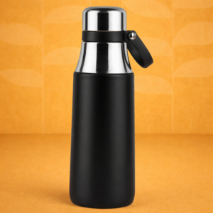 Wilson: Stainless steel flask with carry handle (500 ml approx)