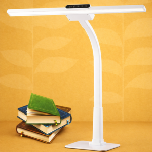 Luxora: Large rechargeable Folding LED lamp with timer & Brightness adjustment | Detachable head with 2 attachments | 3 Color light option | 45 min timer function