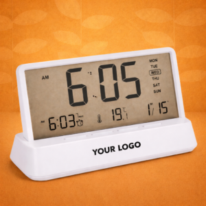 Axis – See Thru Clock with Temperature