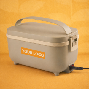 ThermoBite: Electric Lunch Box with 4 Steel Containers