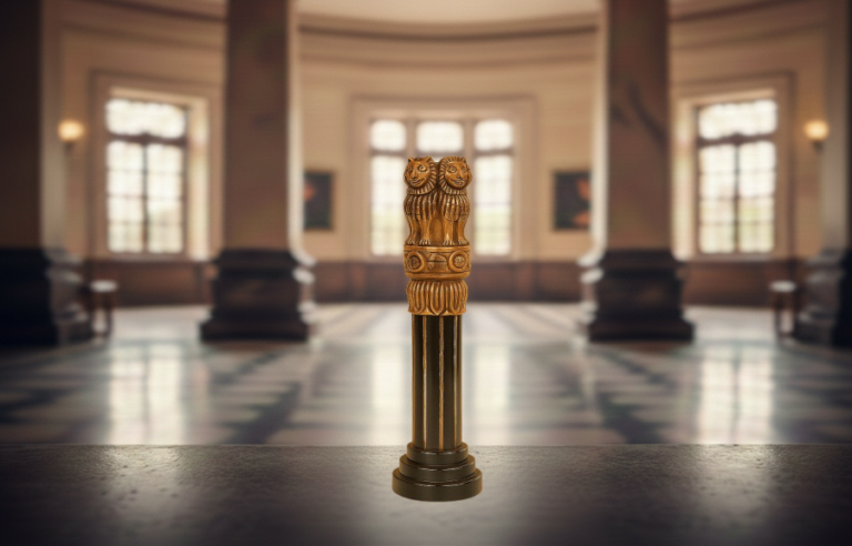 Ashoka Pillar Wooden Handcrafted Emblem: A Timeless Symbol of Leadership and Heritage