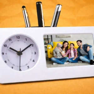 Large clock with photo frame and tumbler | Branding included MOQ 300 pcs