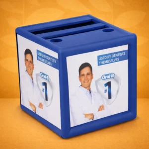 Table clock with pad and mobile holder