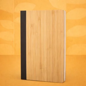 Bamboo A5 size notebook in natural finish | Undated pages