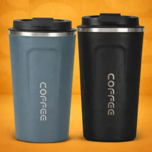 Cafe Mate: Stainless Steel Vacuum coffee mug | Premium Flip top locking cap | Capacity 380ml approx