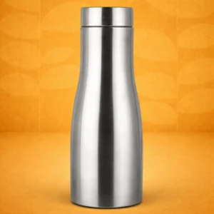 Flora Steel single wall bottle Natural | Capacity 1L approx