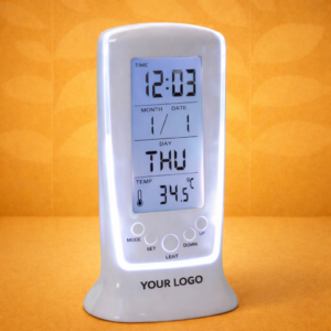 Backlit table clock